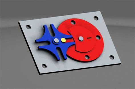 Geneva Wheel - STEP / IGES - 3D CAD model - GrabCAD