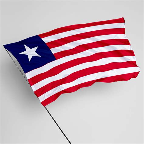 Flag of Liberia Liberian National Flag Table Flag - Etsy