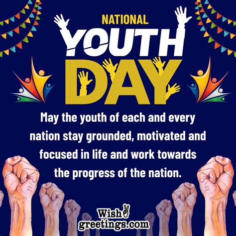 National Youth Day Wishes Messages - Wish Greetings