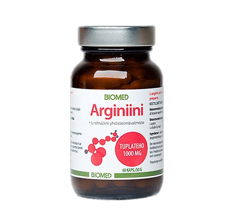 Arginine, 60 caps. – Nordic Immunity Supplements