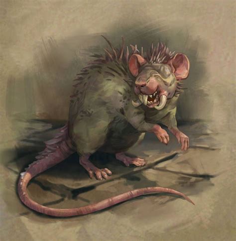 Rat Monster by Eedenartwork on DeviantArt in 2021 | Bear sketch, Rats ...