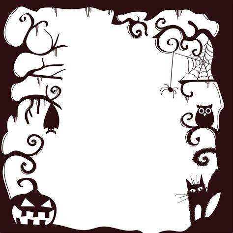 Free Halloween Printable Borders - Printable Form, Templates and Letter