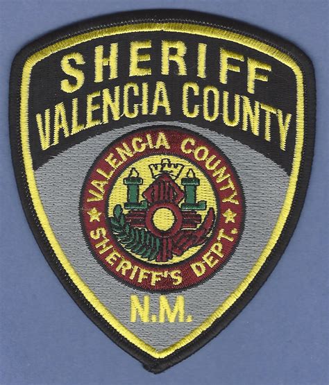 Valencia County Sheriff New Mexico Patch