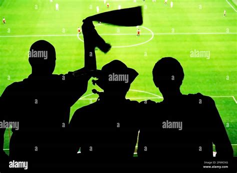 soccer fans stadium Stock Photo - Alamy