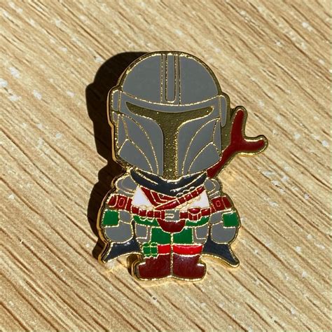 Mandalorian Star Wars Enamel Brooch Pin | Etsy