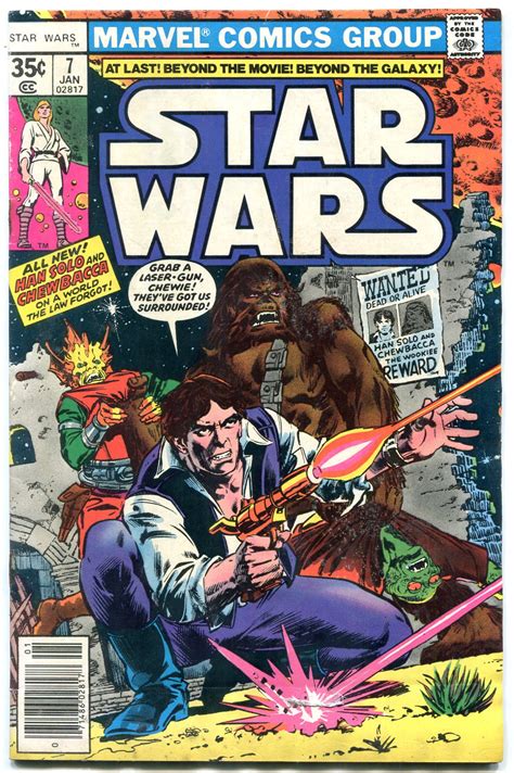 STAR WARS COMICS #7 1978- 1st Crimson Jack & Jolli- Marvel comics G ...