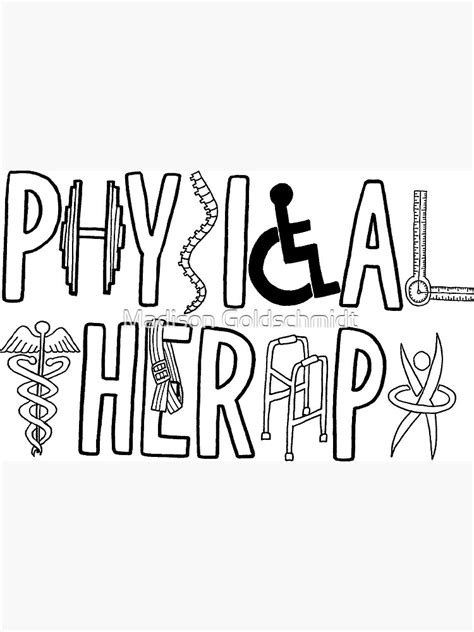 "Physical Therapy Logo" Metal Print for Sale by Silliesmn4 | Redbubble