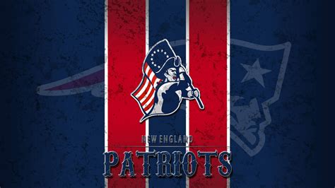 Download Vintage New England Patriots Badge Wallpaper | Wallpapers.com