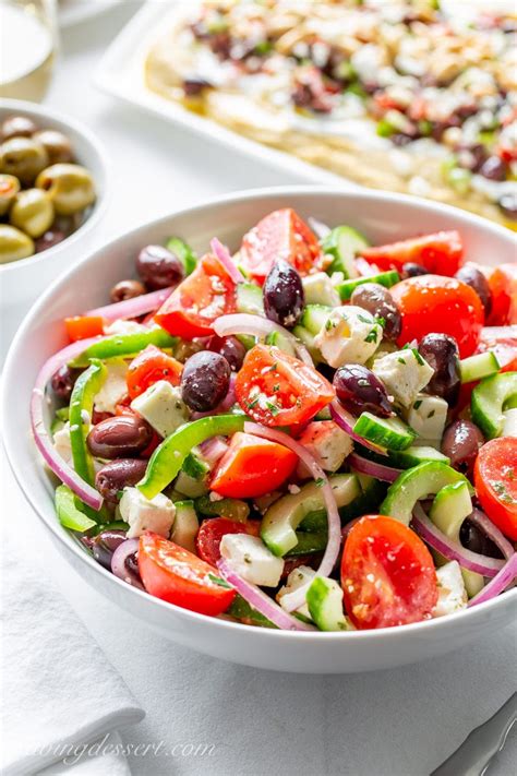 Easy Greek Salad Recipe - Saving Room for Dessert