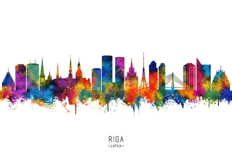 Riga Latvia Skyline - Towseef Dar