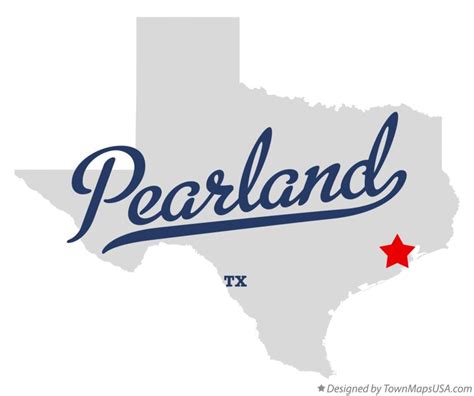 Pearland Texas Map - Carin Virgina