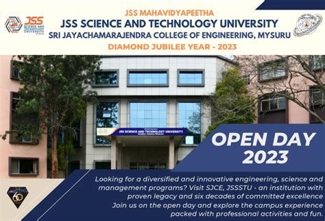 OPEN DAY 2023 – JSS Science and Technology University