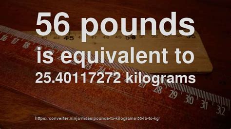 56 lb to kg - How much is 56 pounds in kilograms? [CONVERT]