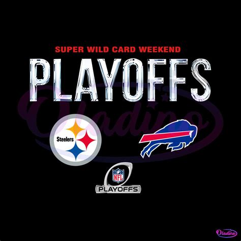 Steelers Vs Bills 2023 Super Wild Card Playoffs PNG