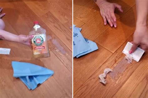 Mum reveals how to remove double sided tape from your floor using just ...