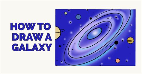 How to Draw a Galaxy - Really Easy Drawing Tutorial