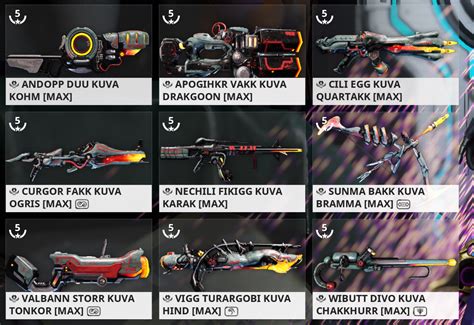 Can Kuva Weapons Be Traded