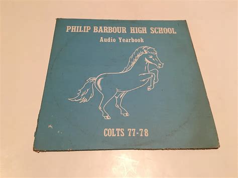 Amazon.com: PHILIP BARBOUR HIGH SCHOOL AUDIO YEARBOOK VINYL RECORD 1977 ...