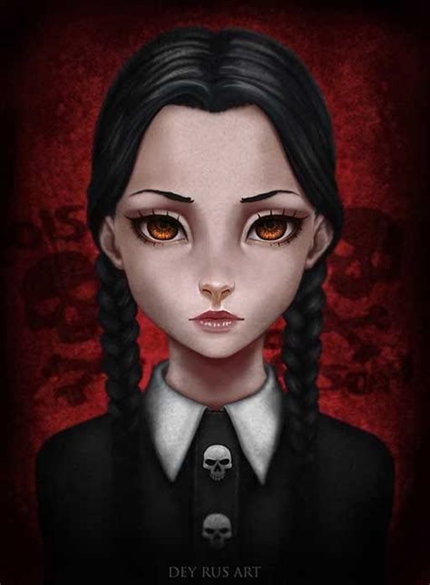 Wednesday Addams Fan Art | Wednesday addams, Addams family, Family art