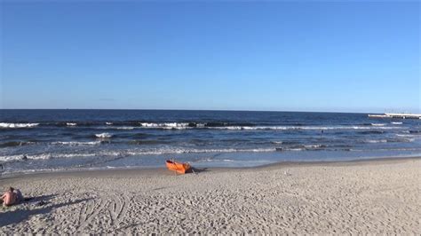 Kołobrzeg beach, Kołobrzeg, West Pomeranian, Poland, Europe - YouTube