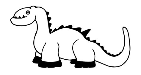 Stegosaurus Outline - ClipArt Best