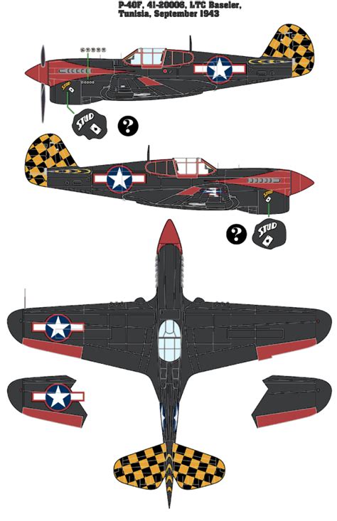 Curtiss P-40F Warhawk Special Color Profile and Paint Guide