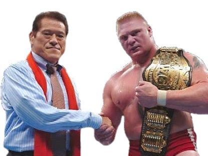 Antonio Inoki w Brock Lesnar IWGP World Champion by NuruddinAyobWWE on ...