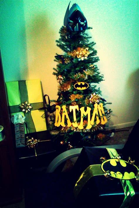 Batman Christmas tree | Batman christmas tree, Mini christmas tree ...