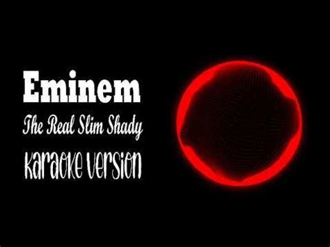 Eminem - The Real Slim Shady (Karaoke) || Sound Free - YouTube