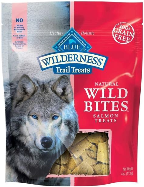 Blue Buffalo Wilderness Grain Free Wild Bites Salmon Dog Treats ...