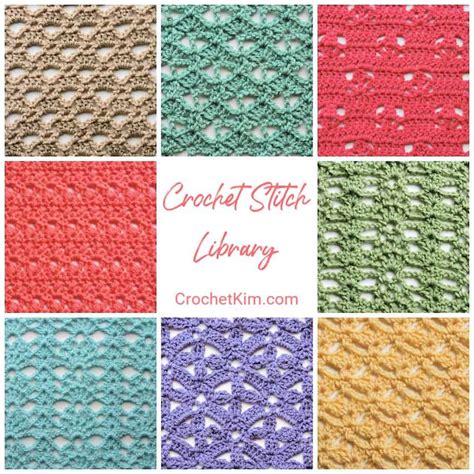 Crochet Lace Stitches With Pattern Cards - CrochetKim™