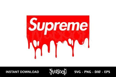 Supreme Drip Logo SVG - SVGGOOD