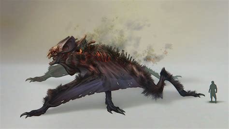 Scorched beast concept art by Katya GudkinaConcept art done for Fallout ...