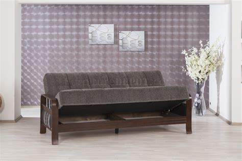 Studio NYC Sofa Bed in Gray Fabric by Casamode w/Options