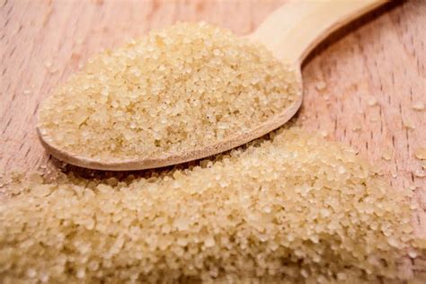 Cane Sugar Crystals Closeup Stock Photo - Image of sweet, ingredient ...