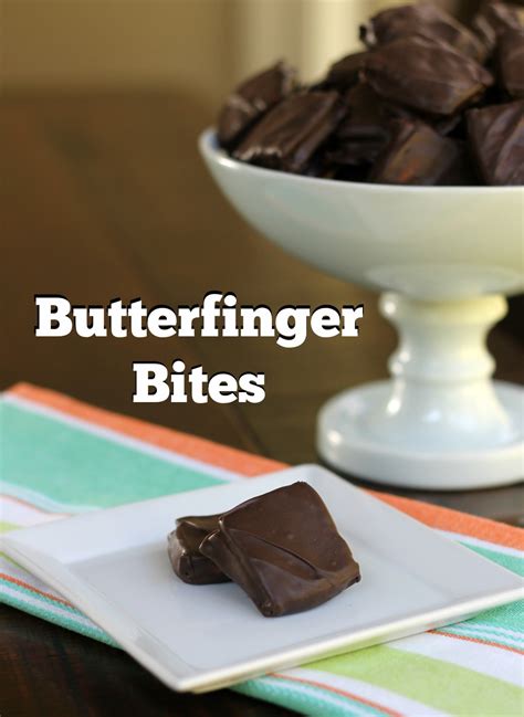 Homemade Butterfinger Bites - I Heart Kitchen