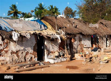 Rural indian village houses. Andhra Pradesh, India Stock Photo - Alamy