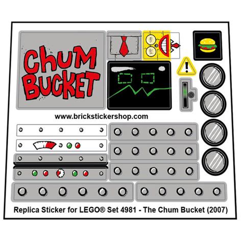 LEGO Sticker - High Quality Replacement - Brickstickershop ...