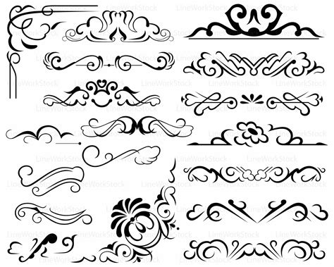 Swirl Svg/scroll Clipart/swirl Svg/swirl Silhouette/scroll - Etsy