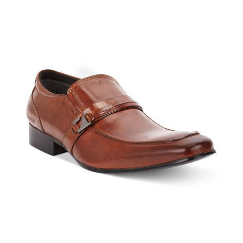 Lyst - Kenneth Cole Reaction Extravert Side Bit Slipon Shoes in Brown ...