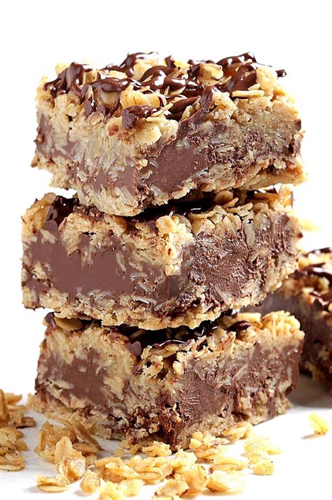 No Bake Chocolate Oatmeal Bars - Sugar Apron