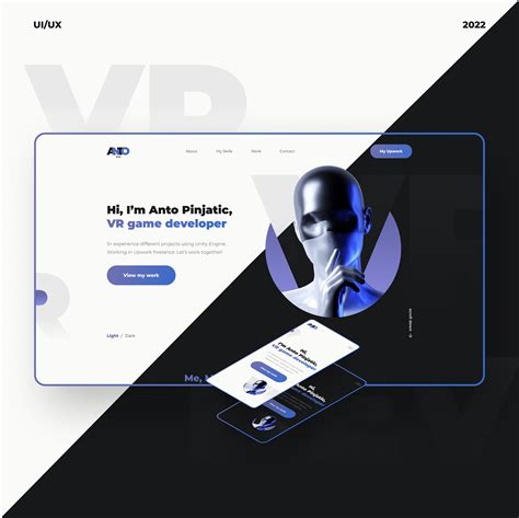 VR developer portfolio on Behance