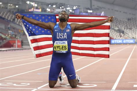 Noah Lyles wins world golds at 200m and the 4x100m relay - Global ...