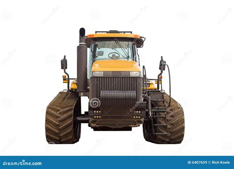 Modern Tractor Moving Hay Bales Royalty-Free Stock Photography ...