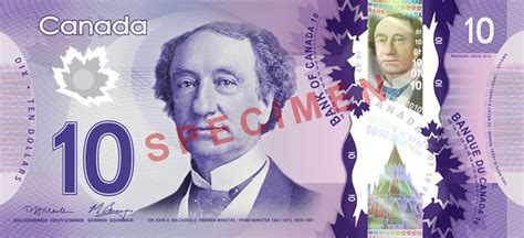 New Canadian $5 and $10 Polymer Banknotes | Coin News