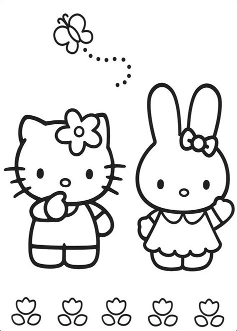 Hello Kitty and Friends Coloring Pages - Slim Image