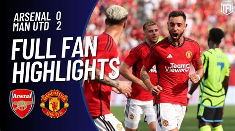 Man Utd BEAT Arsenal! Arsenal 0-2 Manchester United Highlights - YouTube