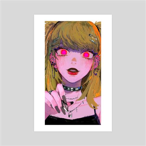 Shinigami Eyes, an art print by Yvo - INPRNT