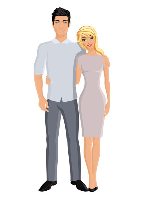 Husband and wife 454142 Vector Art at Vecteezy