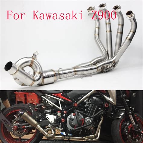 Z900 Motorcycle Exhaust Slip On Header Link Pipe Without Exhaust ...